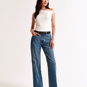 Abercrombie & Fitch High Rise Loose Jean 24 XS